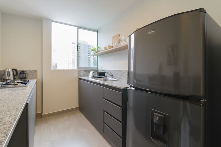 Entire home with 1 bedrooms in El Poblado - Cozy 1br apartment with balcony in El Poblado