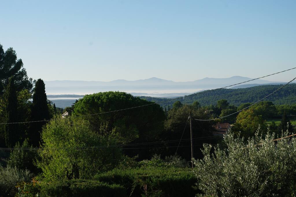 vue sur le massif des maures