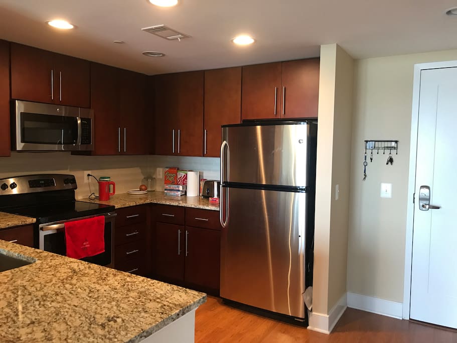 Kitchen and entry