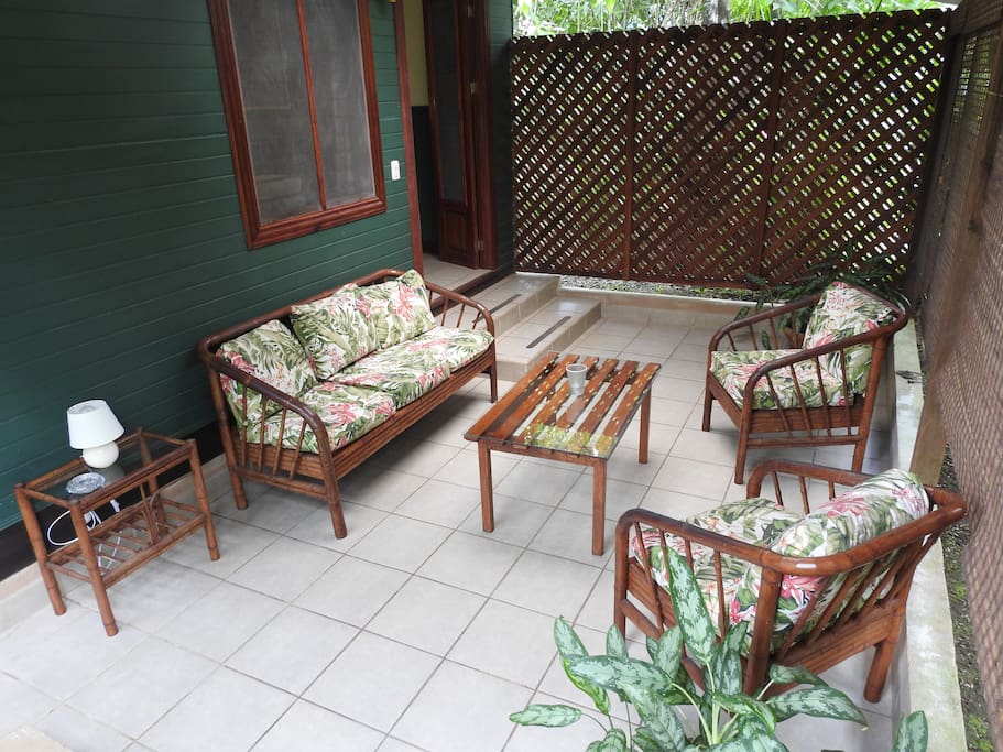 Private terrasse