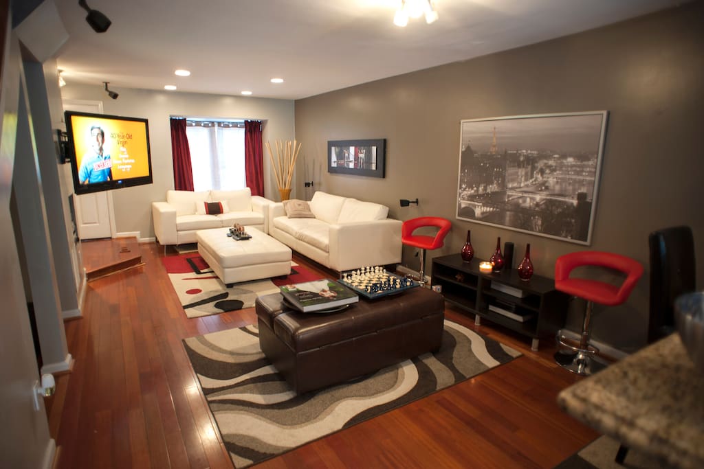Common area for guests to come down and relax a bit!