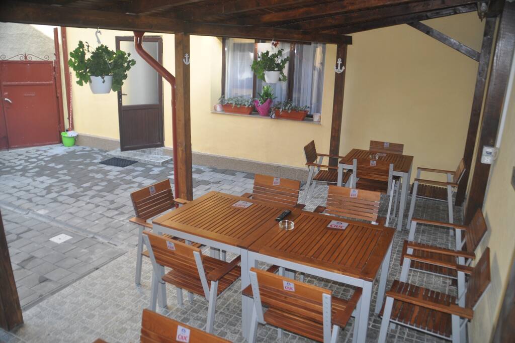 Interior terrace