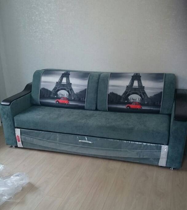 Sofa bed for one or two people.