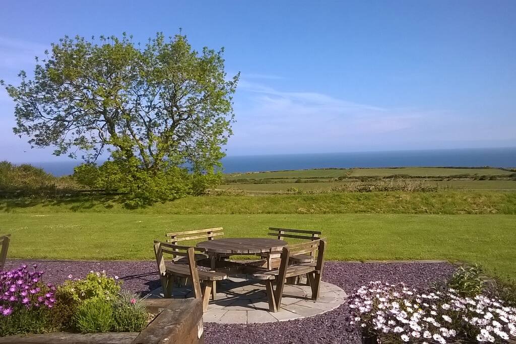 View out to sea