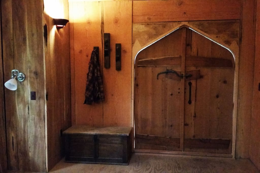 Entry Doors made from 1890's Log Cabin Planks