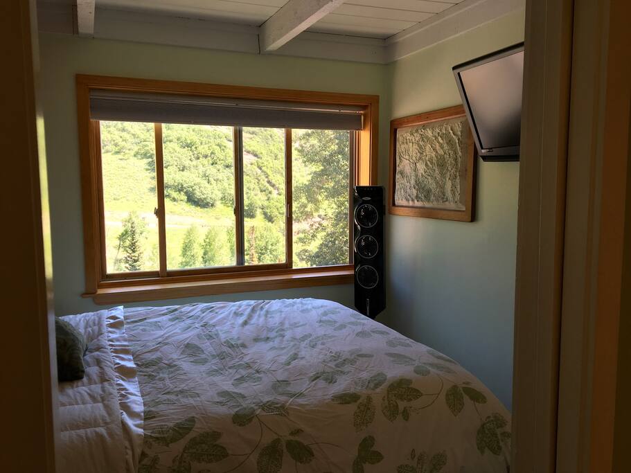 Tv in bedroom with DVR and HBO on demand