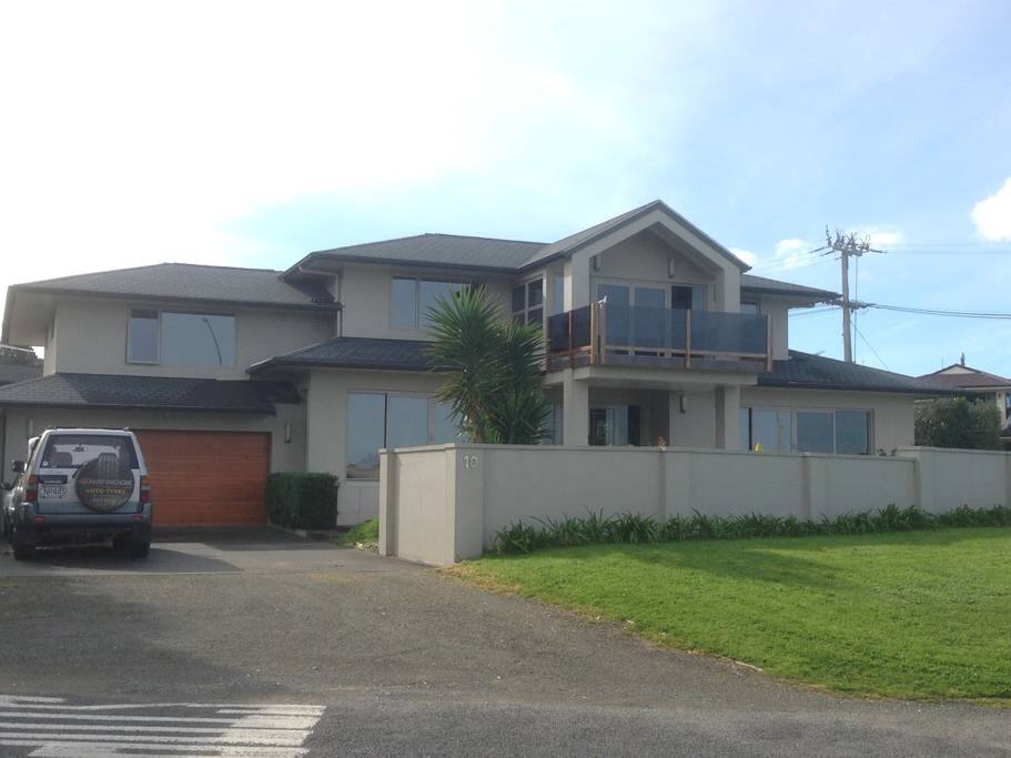 Across the road from Wainui Beach