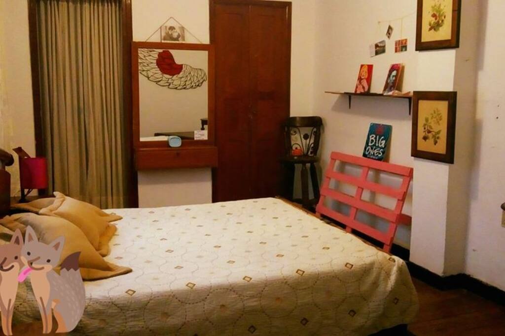 Cama king Habitación privada