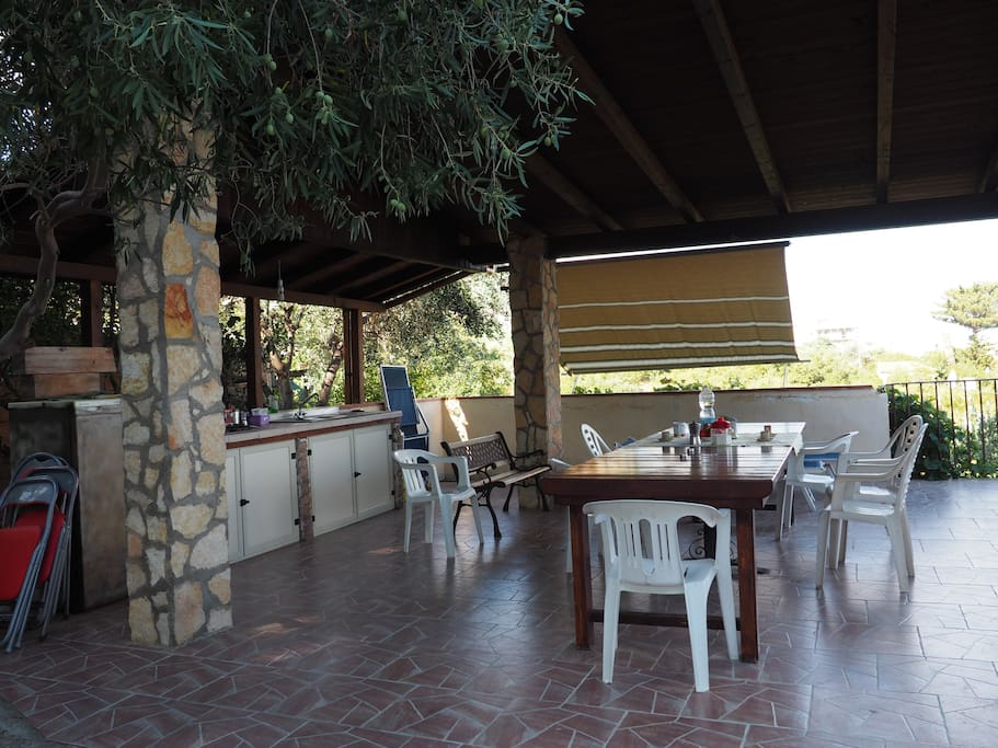 Cucina all'aperto