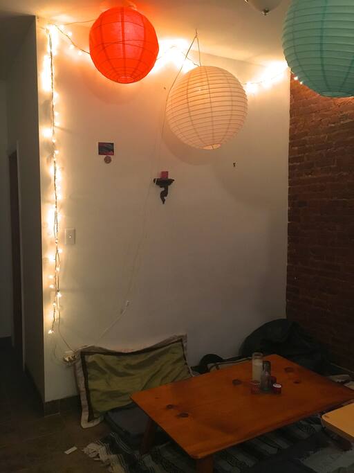 Dining area just off kitchen