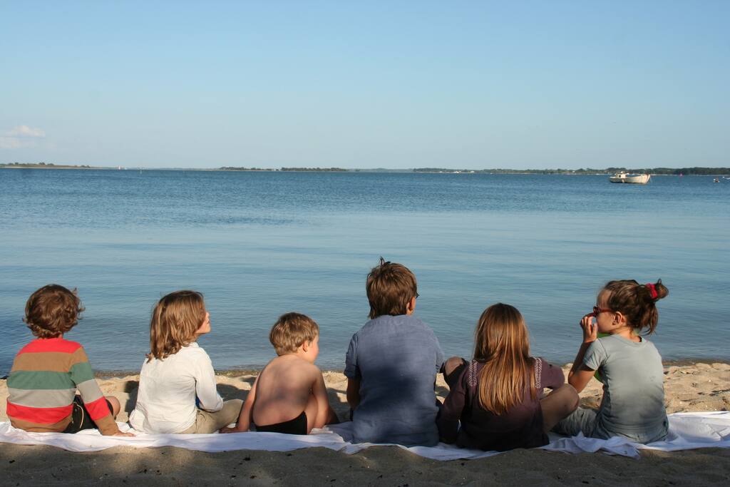 An exclusive beach, only accessible from the property at high tide.