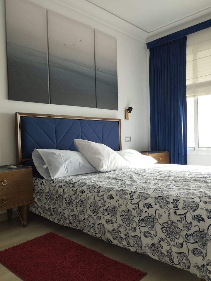 Camera con letto matrimoniale 160X200. 