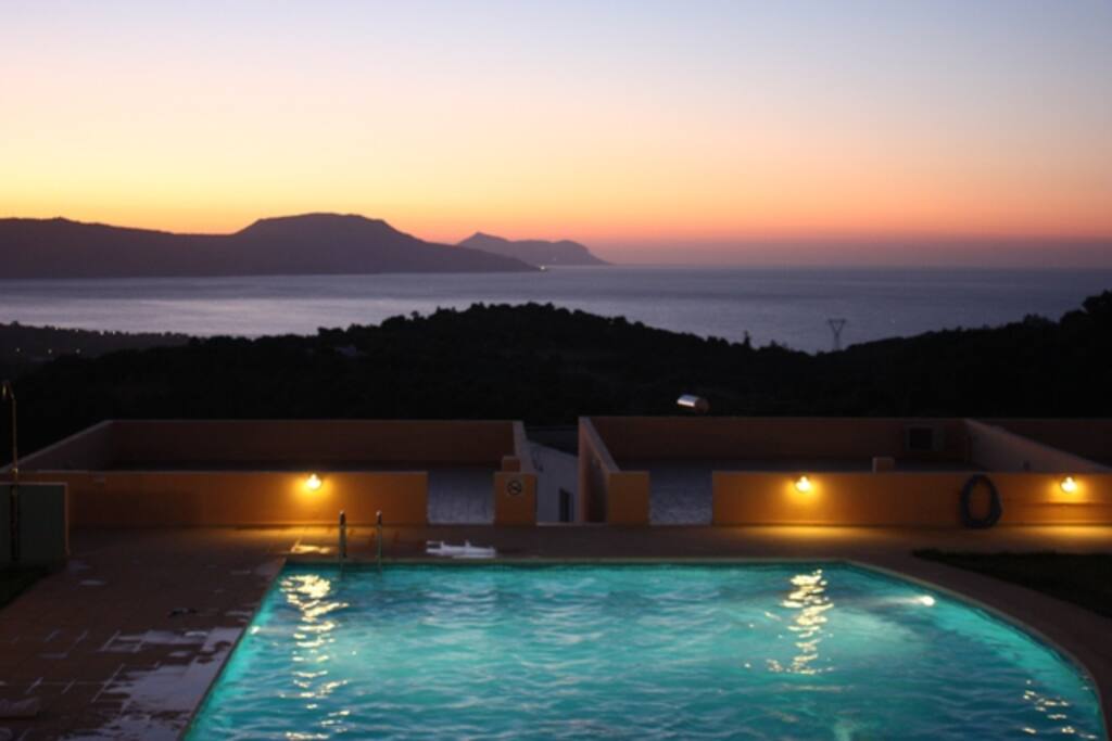 Night view from the pool area!!!