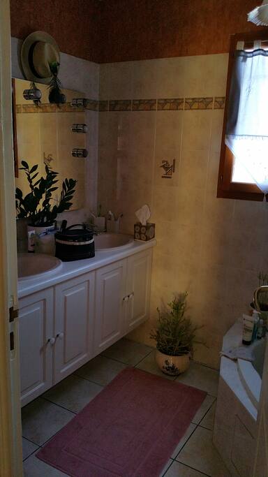 La salle de bains privative