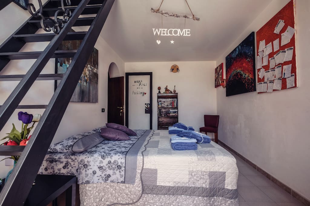 Double suite room (first level, private bathroom)