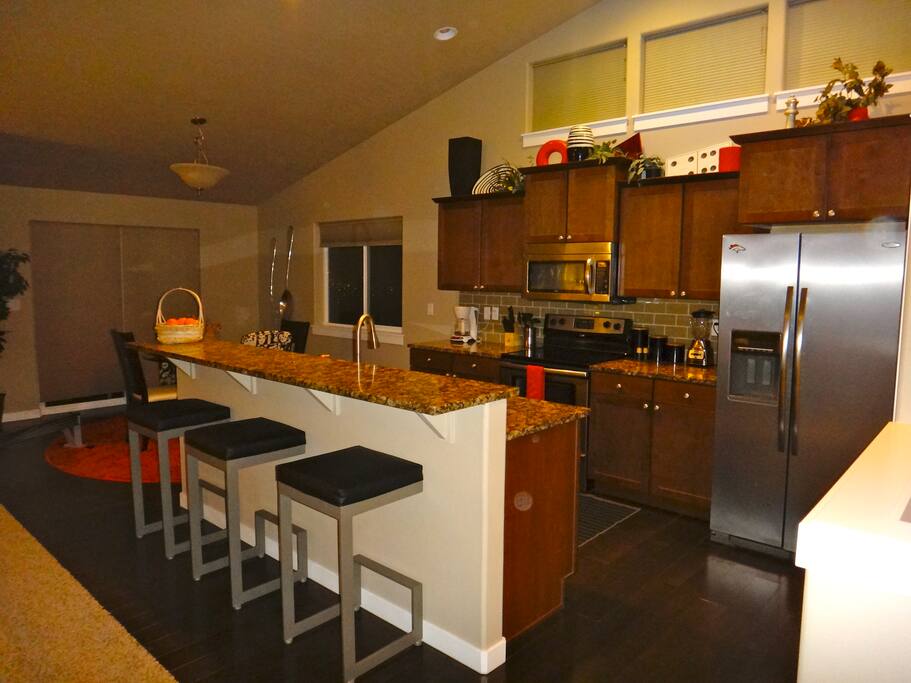 Kitchen and dining area