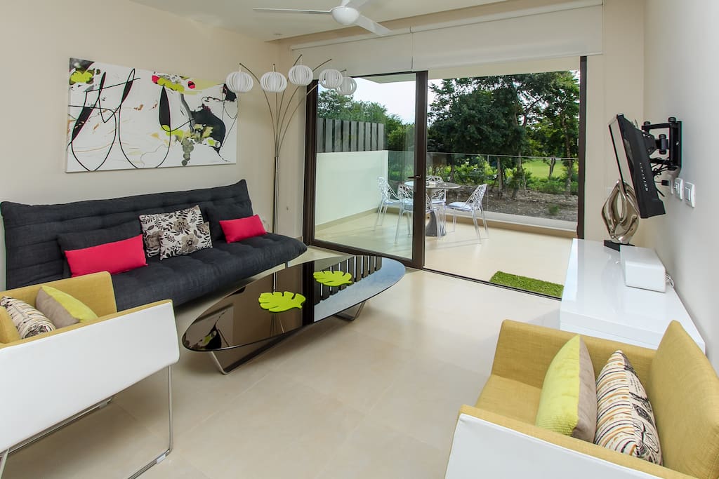 Living area and terrace
