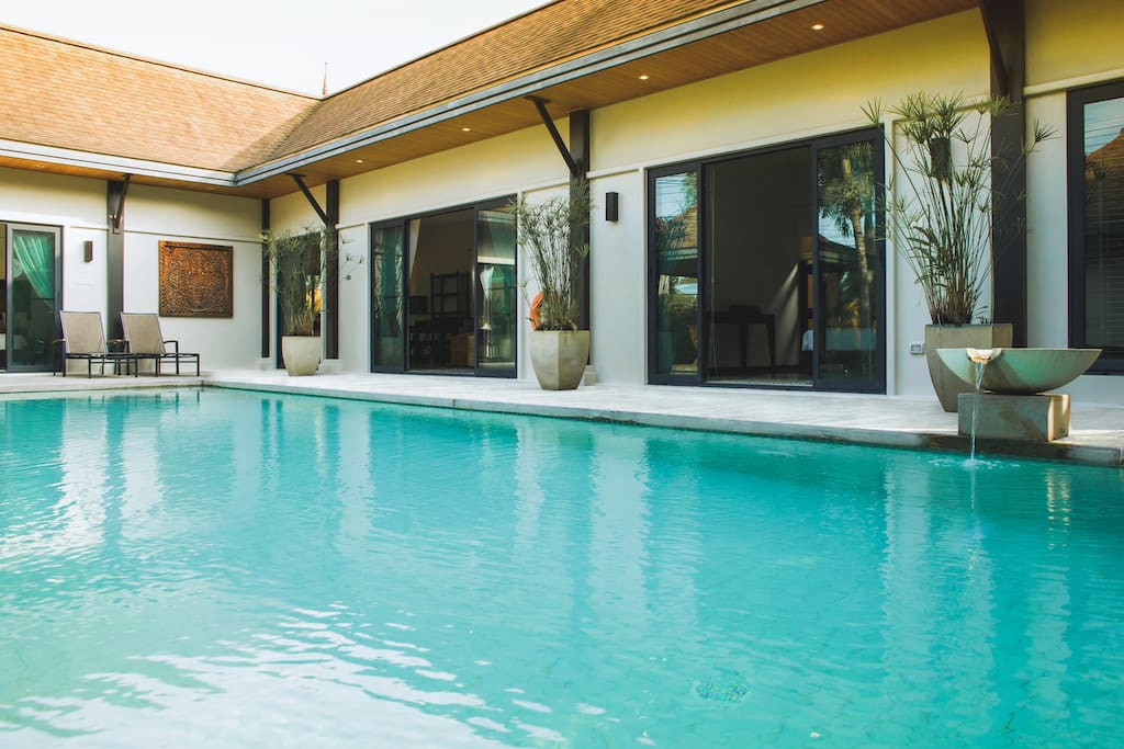 The swimming