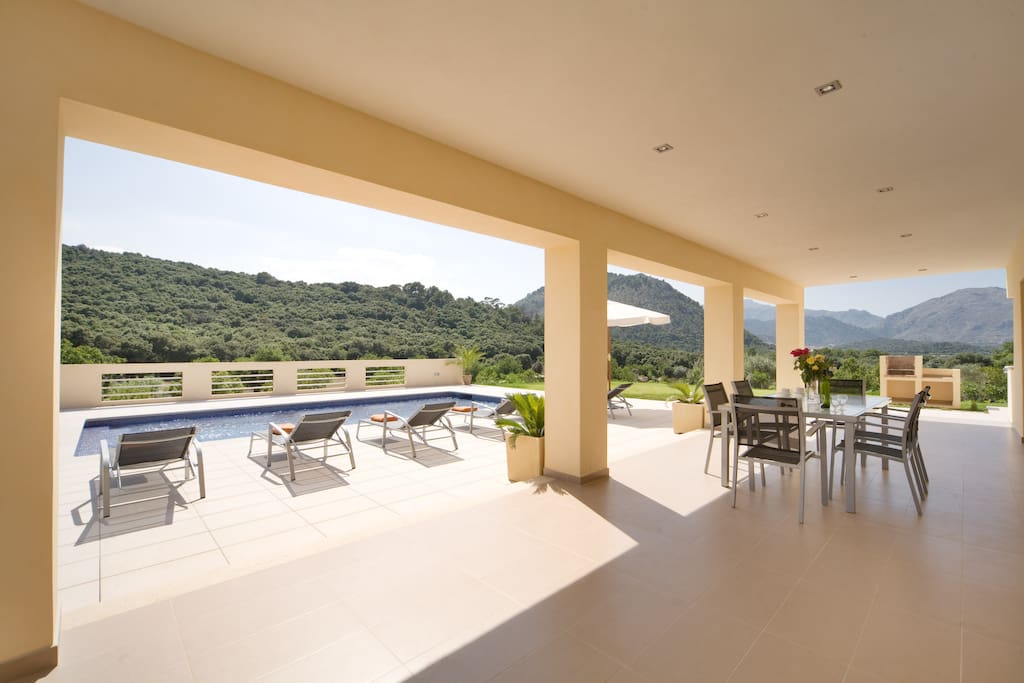 Outside Villa space