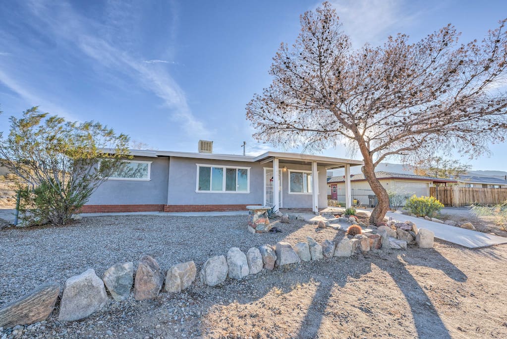 This 1,049-square-foot property sleeps up to 8 and is the perfect place to experience everything the California desert has to offer.