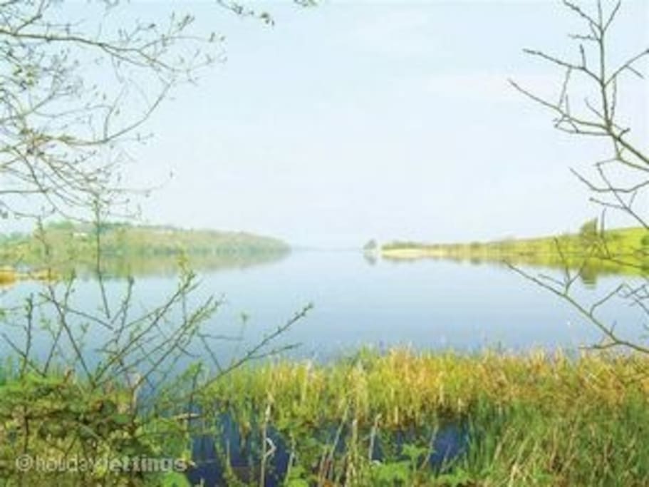 View of Lower Lough Erne from marina