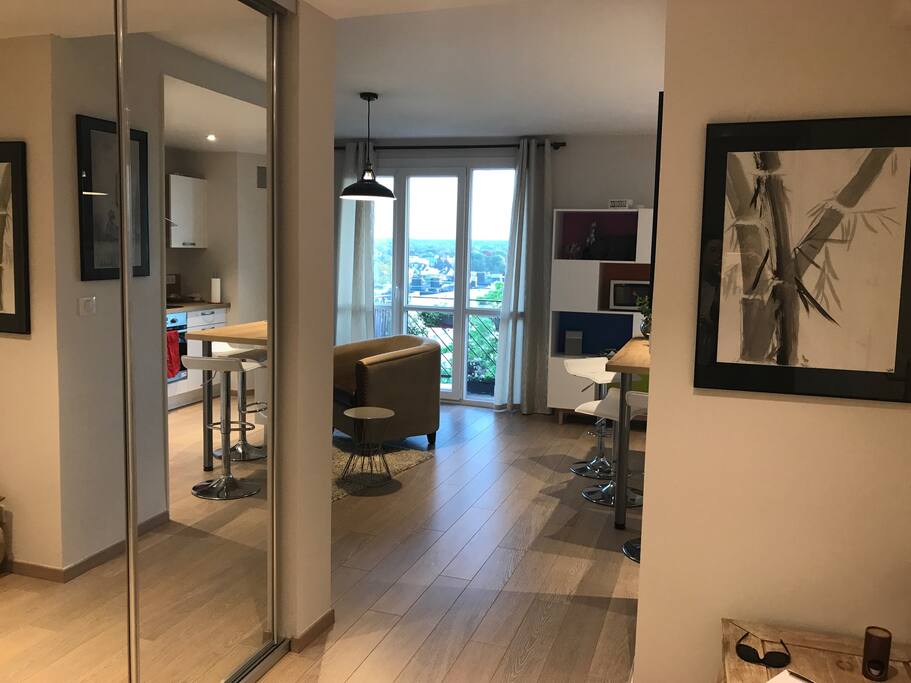 L'entrée vers le salon