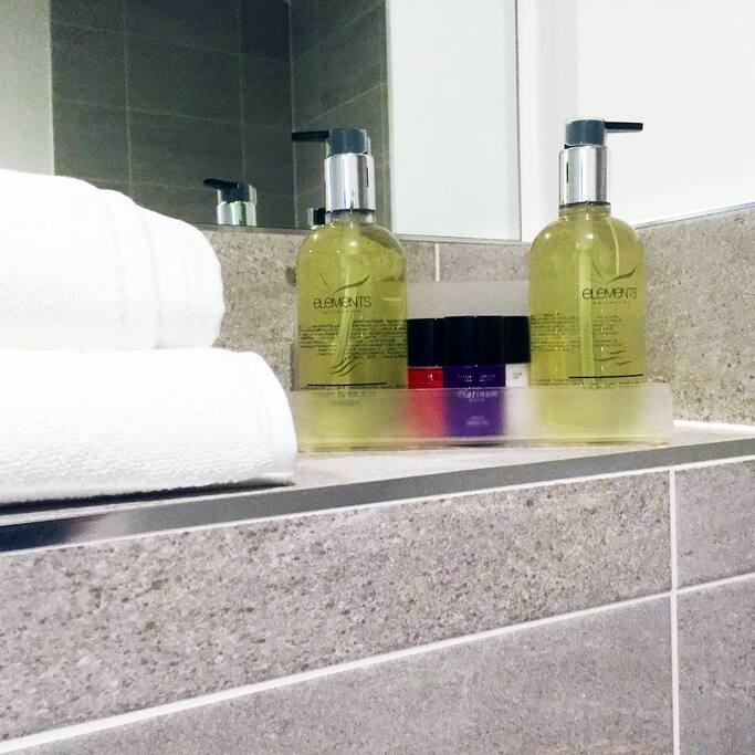 Free toiletries on arrival
