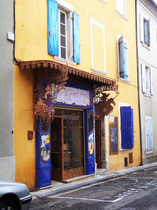 la façade de la maison