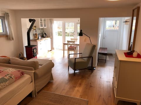 Vacation home at the edge of the forest with sauna