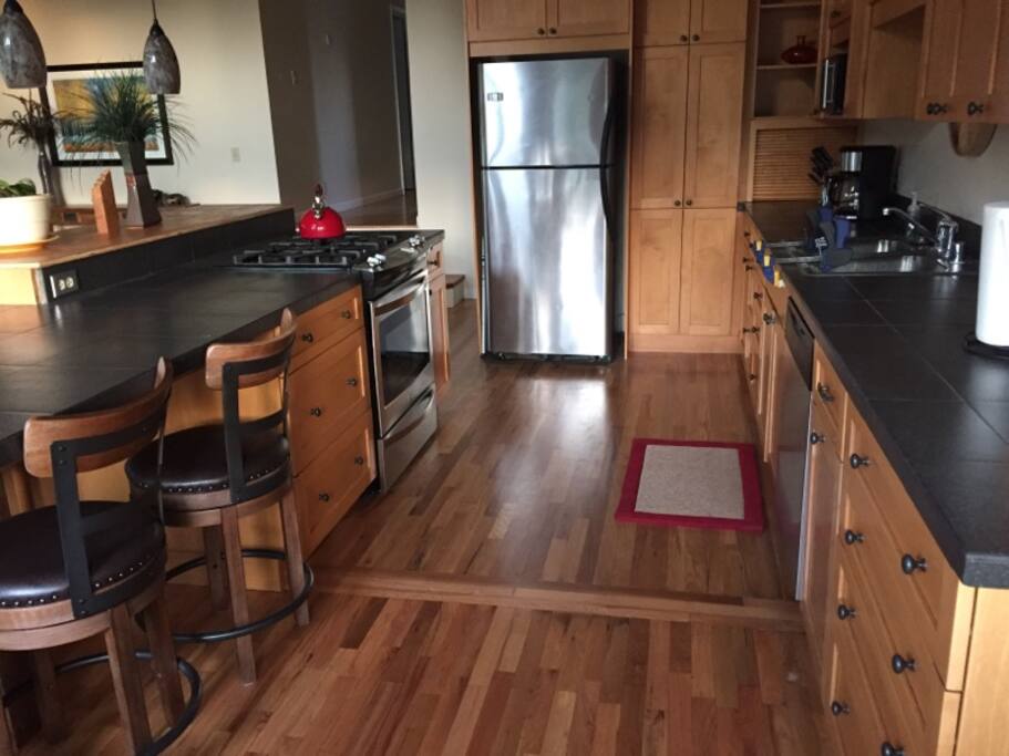 Great room - kitchen