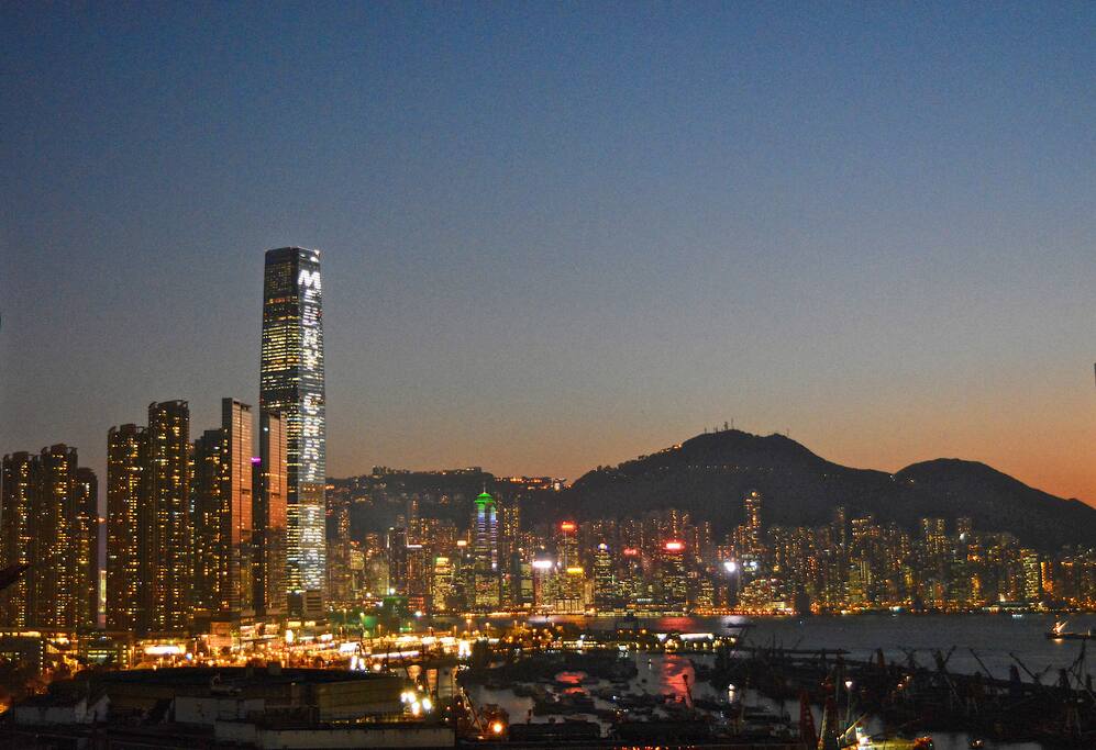 View from balcony - Say goodnight to the city after a long day