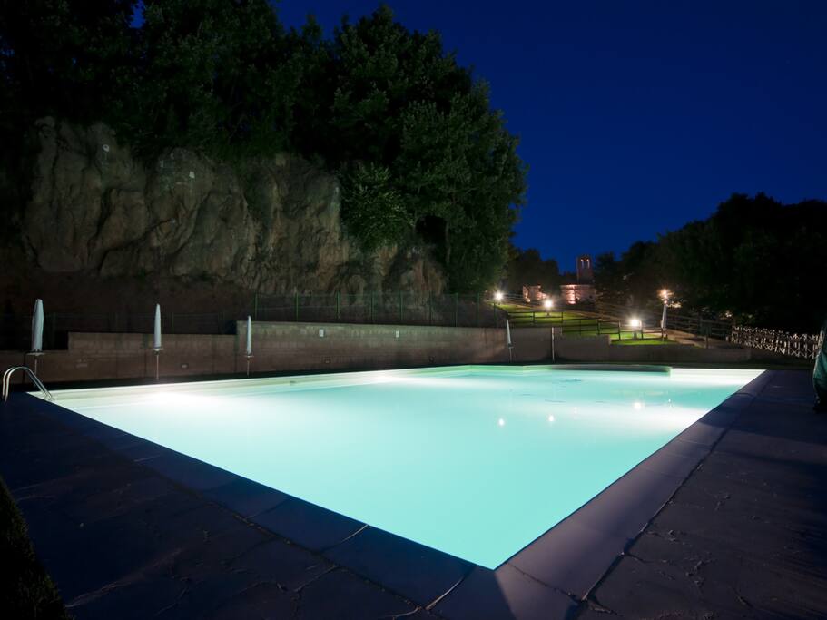 The swimming pool
