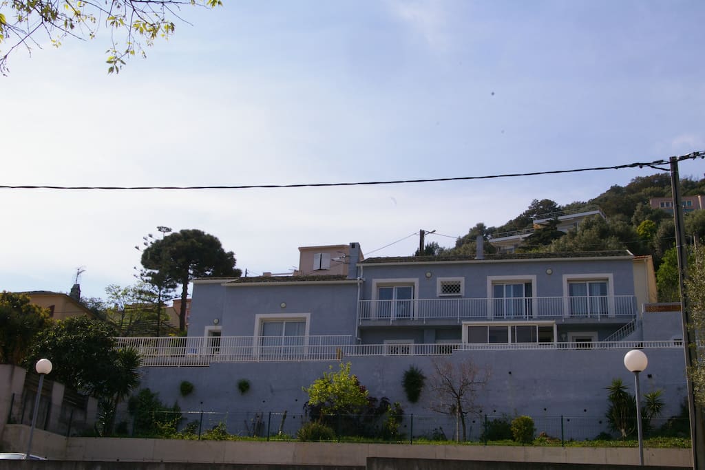 vue d'ensemble de la villa