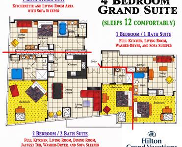 4 Bedroom Grand Suite Apartments For Rent In Las Vegas