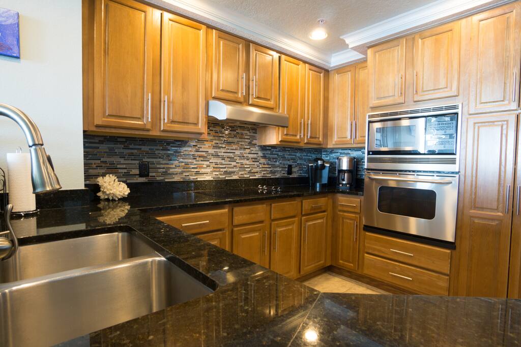 Abundant counter space
