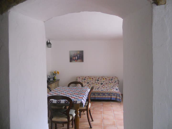 Living area The cottage San Benedetto Iglesias.