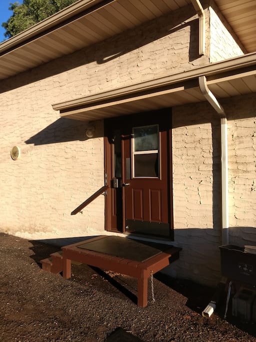 Main entrance door