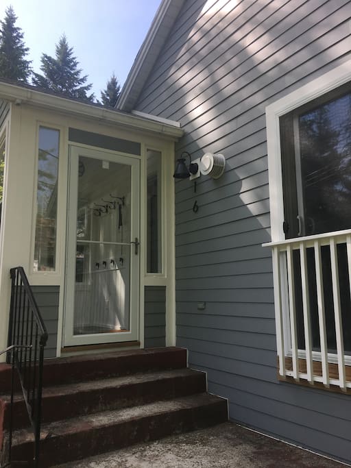 Front door.