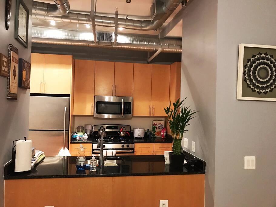 Kitchen from the living room