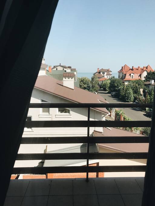 This is the view from the gym.