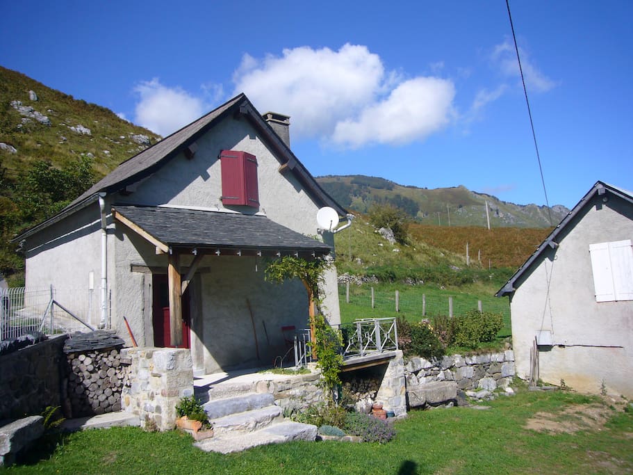 extérieur de la cabane