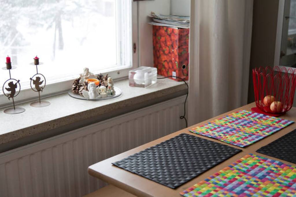 The kitchen table