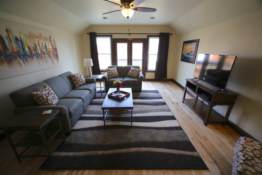 Full living space with walk out balcony