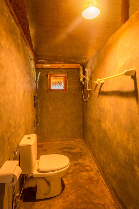 Attached private bathroom with Hot Shower