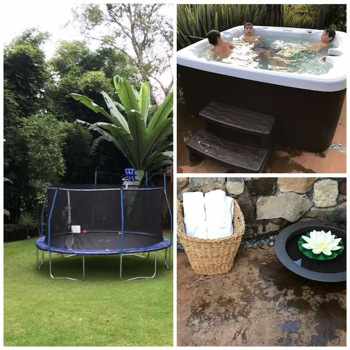 Brincolin gigante y Jacuzzi para 6 personas