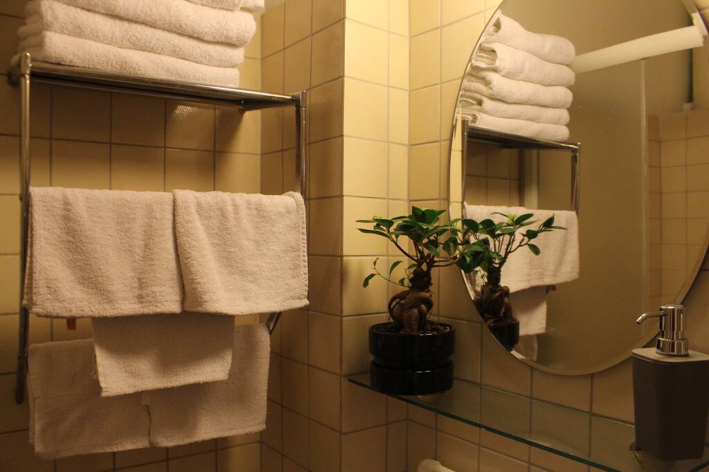 Warm and clean toilet.