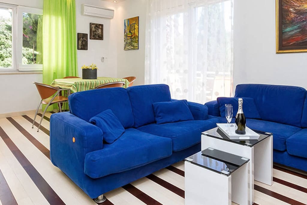 Colorful living room