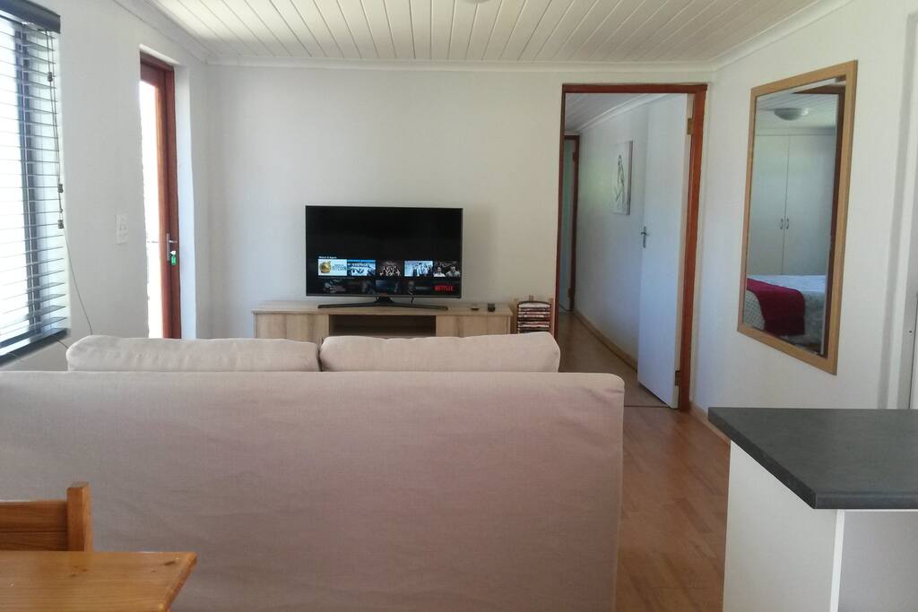 Lounge with Netflix and DVDs