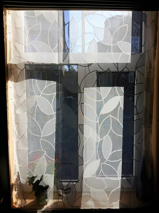 The flat is filled with sunshine in the afternoon and evening. Provided the sun is out, of course!