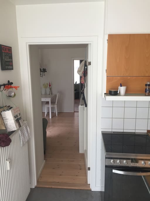 From kitchen to living room